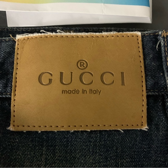 Authentic Gucci Denim Skirt - Picture 1 of 9